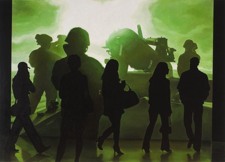 At a Close Distance oil on linen 52" x 72"