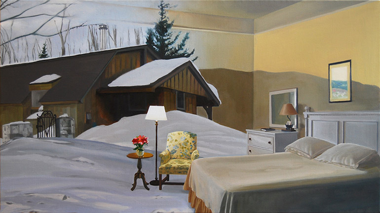 Drift,  oil on linen,  15" x 27"