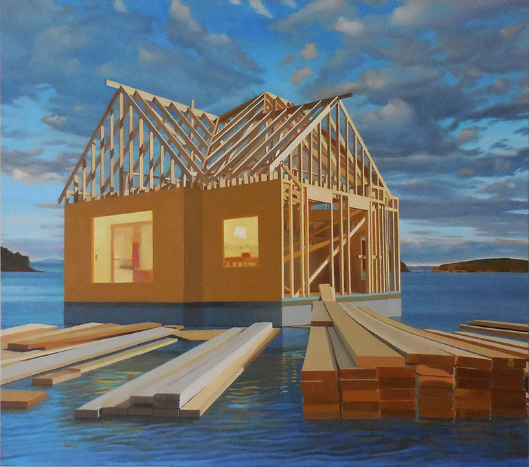 Lost and Found,  oil on linen,  28" x 32"