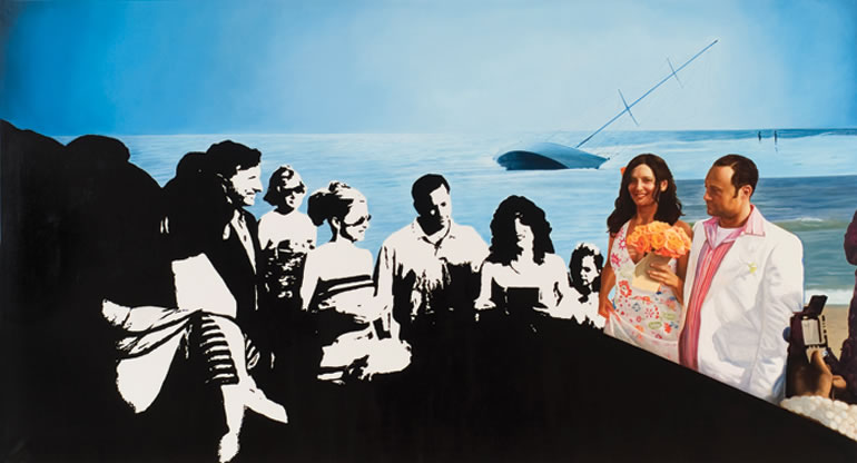 Low Tide oil on linen 50" x 96"