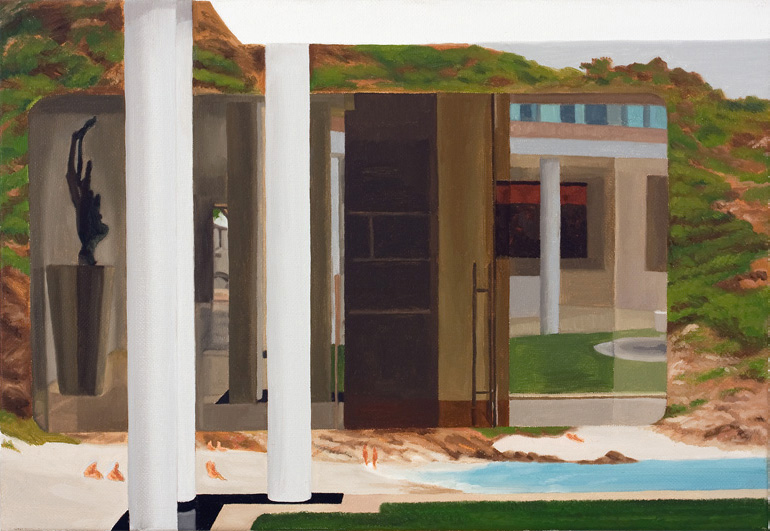 Shift,  oil on linen,  9.5" x 13.75"