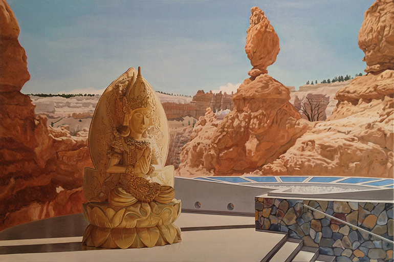 Static,  oil on linen,  24" x 36"