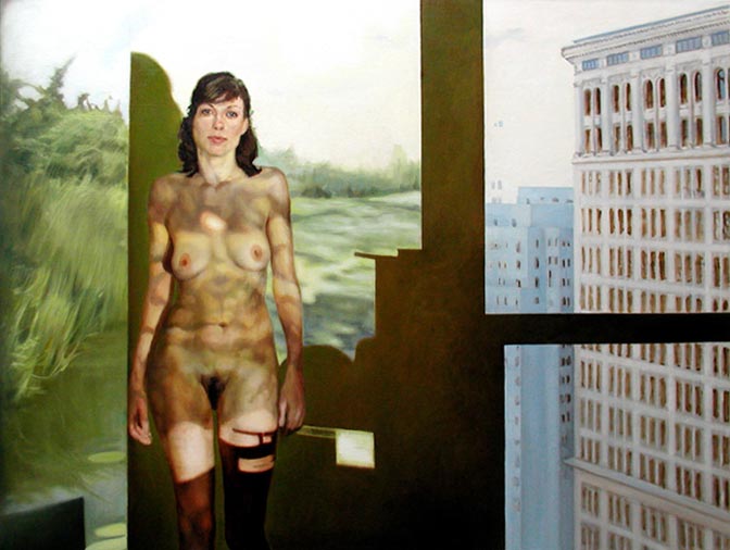 Virtual Venus, oil on linen, 48" x 60"